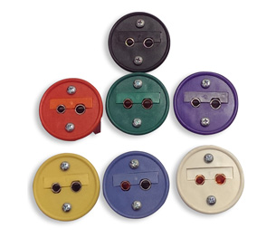 Single round panel jacks